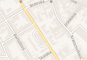 Palackého v obci Přerov - mapa ulice