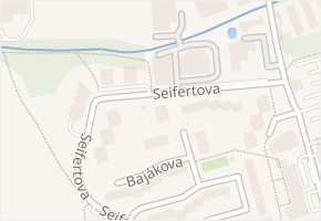 Seifertova v obci Přerov - mapa ulice
