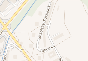 Sokolská v obci Přerov - mapa ulice