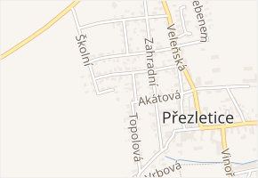 Jasmínová v obci Přezletice - mapa ulice
