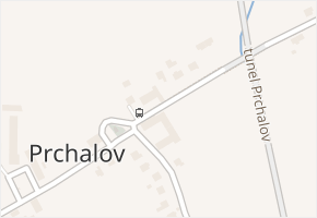 Prchalov v obci Příbor - mapa části obce