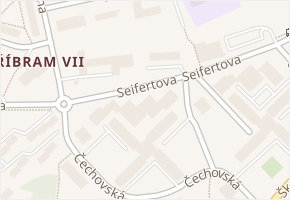 Budovatelů v obci Příbram - mapa ulice