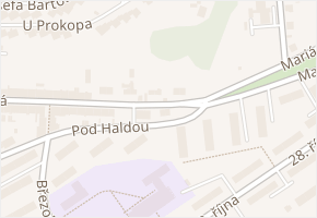 Mariánská v obci Příbram - mapa ulice