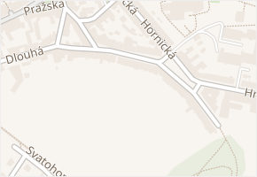 Mariánské údolí v obci Příbram - mapa ulice