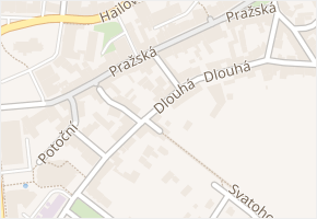 Palackého v obci Příbram - mapa ulice