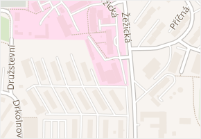 Podbrdská v obci Příbram - mapa ulice