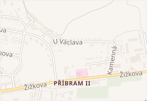 U Václava v obci Příbram - mapa ulice