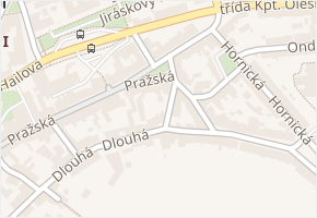 Václavské náměstí v obci Příbram - mapa ulice