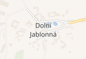 Dolní Jablonná v obci Přibyslav - mapa části obce