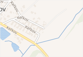 Keřkov v obci Přibyslav - mapa ulice