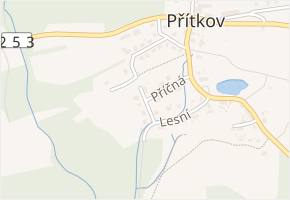 Horská v obci Proboštov - mapa ulice