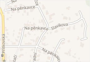 Na pěnkavce v obci Proboštov - mapa ulice