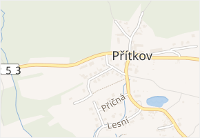 Na Výsluní v obci Proboštov - mapa ulice
