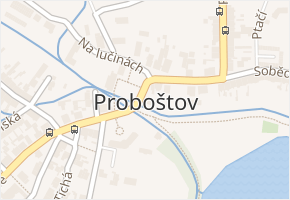 Proboštov v obci Proboštov - mapa části obce