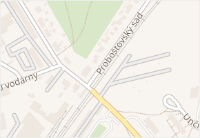 Proboštovský sad v obci Proboštov - mapa ulice