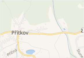 Skalní v obci Proboštov - mapa ulice
