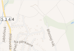 Slavíkova v obci Proboštov - mapa ulice