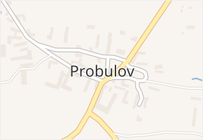 Probulov v obci Probulov - mapa části obce