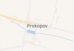 Prokopov v obci Prokopov - mapa části obce
