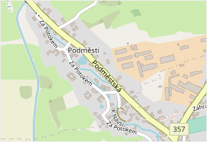 Podměstská v obci Proseč - mapa ulice