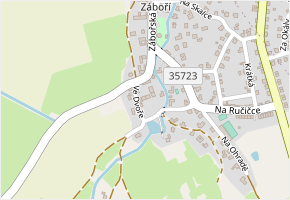 Ve Dvoře v obci Proseč - mapa ulice