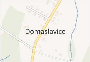 Domaslavice v obci Proseč pod Ještědem - mapa části obce