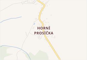 Horní Prosíčka v obci Prosíčka - mapa části obce
