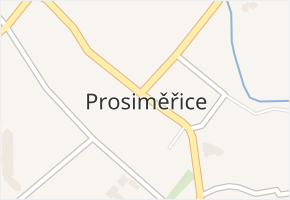Prosiměřice v obci Prosiměřice - mapa části obce