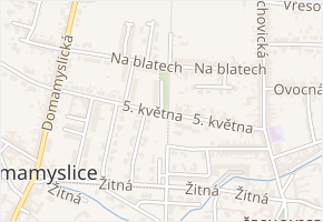 5. května v obci Prostějov - mapa ulice