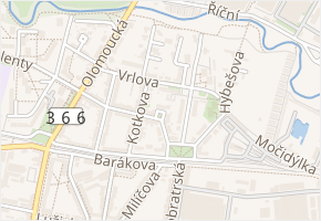 Arbesovo nám. v obci Prostějov - mapa ulice