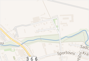Atletická v obci Prostějov - mapa ulice