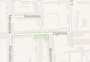 Bezručovo nám. v obci Prostějov - mapa ulice