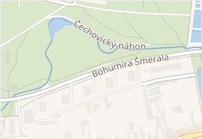 Bohumíra Šmerala v obci Prostějov - mapa ulice
