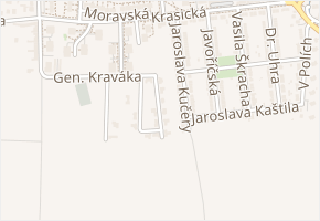 Brodecká v obci Prostějov - mapa ulice