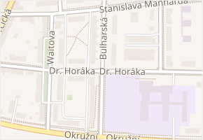 Dr. Horáka v obci Prostějov - mapa ulice