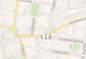 Erbenova v obci Prostějov - mapa ulice