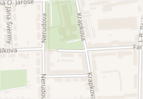 Fanderlíkova v obci Prostějov - mapa ulice