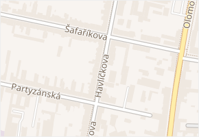 Havlíčkova v obci Prostějov - mapa ulice