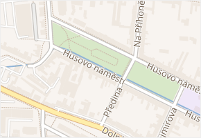 Husovo nám. v obci Prostějov - mapa ulice