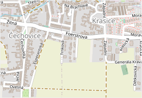 Hyacintová v obci Prostějov - mapa ulice