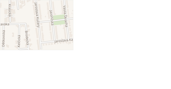 Jaroslava Kučery v obci Prostějov - mapa ulice