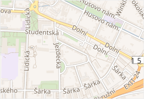 Ječmínkova v obci Prostějov - mapa ulice