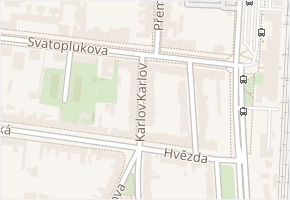 Karlov v obci Prostějov - mapa ulice