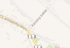 Karoliny Světlé v obci Prostějov - mapa ulice