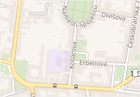 Kollárova v obci Prostějov - mapa ulice