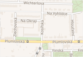 Kosířská v obci Prostějov - mapa ulice