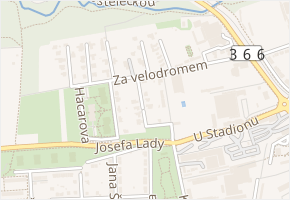 Kováříkova v obci Prostějov - mapa ulice