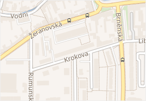 Krokova v obci Prostějov - mapa ulice