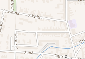 Lipová v obci Prostějov - mapa ulice
