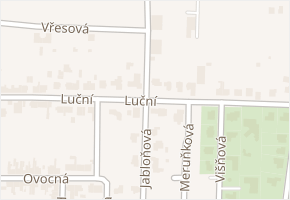 Luční v obci Prostějov - mapa ulice